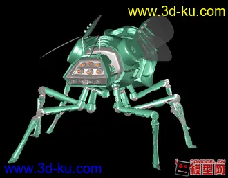 3D打印模型机械昆虫一只的图片