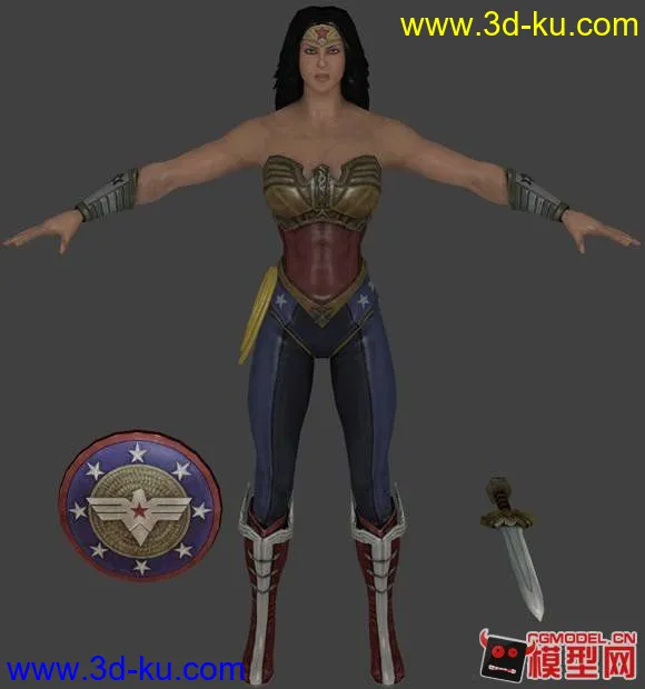 美国英雄人物模型下载的图片5