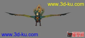 3D打印模型wow熊猫人凤凰坐骑的图片