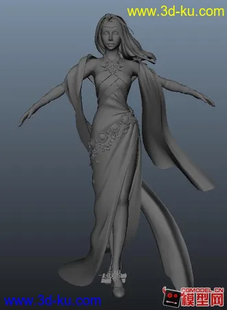 3D打印模型美女 女神  雕塑   高模的图片