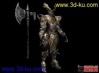 3D打印模型黄金战士的图片