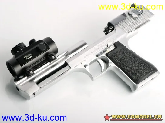 CGtalk手枪精模-4颗星评价模型的图片1