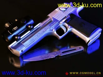 3D打印模型CGtalk手枪精模-4颗星评价的图片