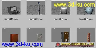 3D打印模型大量电子生活用品 供应快速下载的图片