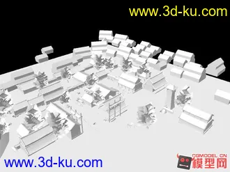 西歧城局部場景模型的图片