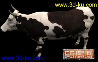 3D打印模型奶牛的图片