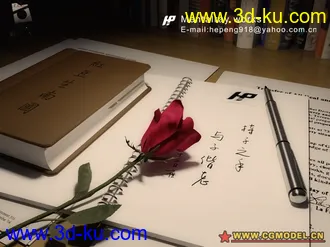 3D打印模型原创作品—情人节的玫瑰的图片