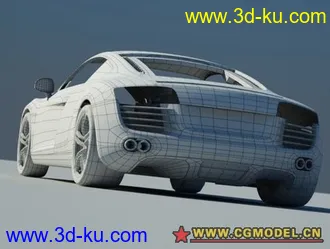 3D打印模型奥迪R8-精模的图片