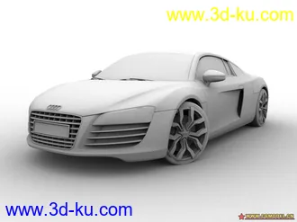 3D打印模型奥迪R8-精模的图片