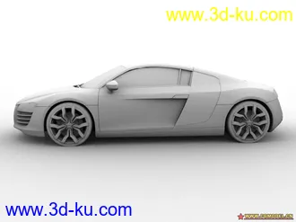 3D打印模型奥迪R8-精模的图片