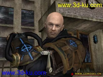 3D打印模型新online GAME《未來啟示錄sp1》裡頭角色+機車的图片