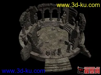 3D打印模型指环王场景 OJB文件 带完整贴图的图片