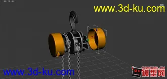 3D打印模型千不拉    手拉葫芦。内部有结构的图片