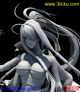 3D打印模型一骑当千-关羽~美女哦的图片