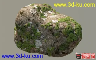 3D打印模型一块石头的图片