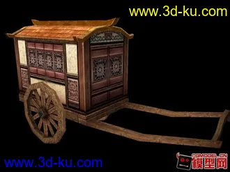 古代轎子模型的图片