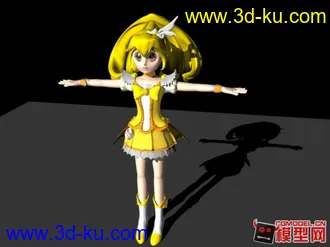 3D打印模型光之美少女  cure peace的图片