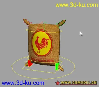 3D打印模型饲料袋的图片