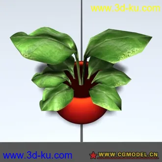 3D打印模型一盆花的图片