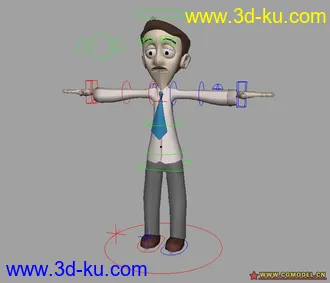 分享动画初学者的绑定模型的图片