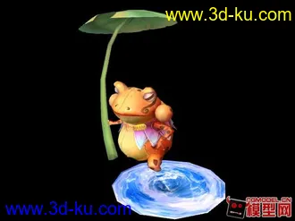 Q版青蛙精模型的图片