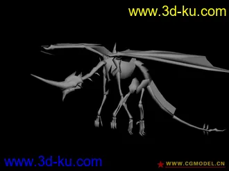 3D打印模型骨头龙的图片