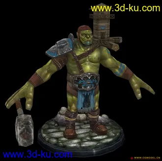 3D打印模型怪物的图片