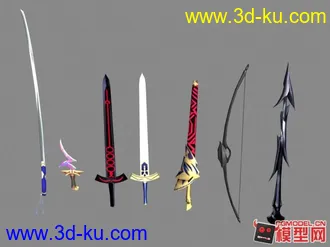 3D打印模型fate/stay night |unlimited code   **saber 黑化saber 吉尔伽美什 红A等等等**的图片