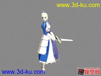 3D打印模型fate/stay night |unlimited code   **saber 黑化saber 吉尔伽美什 红A等等等**的图片