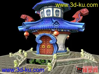 白蛇傳-Q版雷峰塔模型的图片