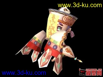 Q版殭屍模型的图片