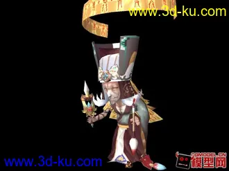 Q版生死判官模型的图片