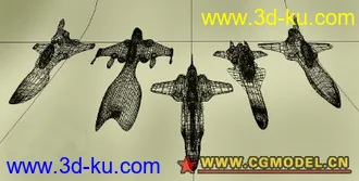 3D打印模型战斗飞船集锦01 maya科幻系列 mb格式的图片