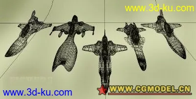 战斗飞船集锦01 maya科幻系列 mb格式模型的图片4