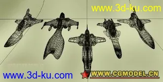 3D打印模型战斗飞船集锦01 maya科幻系列 mb格式的图片