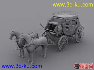 马车写实模型的图片