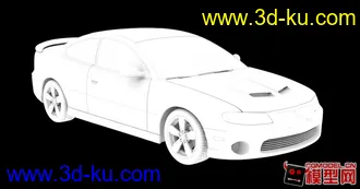 3D打印模型现代高精度跑车的图片