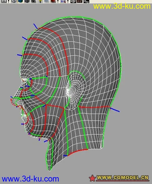nurbsHead模型的图片4