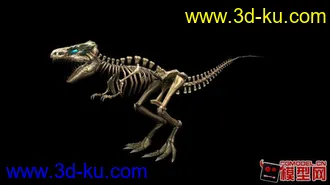 3D打印模型分享霸王龙骨架的图片