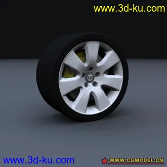 3D打印模型精致车轮的图片