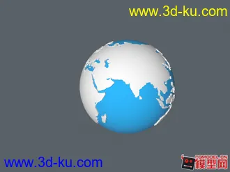 3D打印模型三维地球的图片