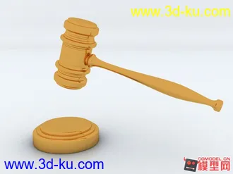 3D打印模型小金锤的图片