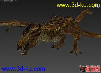 3D打印模型次时代超酷黄龙的图片