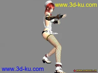 3D打印模型性感女仆装，有动作的。的图片