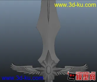 3D打印模型战斧  剑的图片
