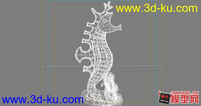 海马工艺品雕塑模型的图片2