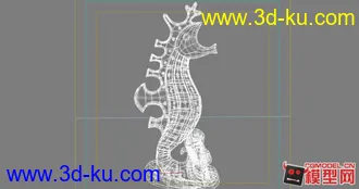 海马工艺品雕塑模型的图片