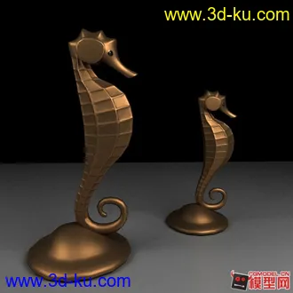 海马工艺品雕塑模型的图片