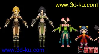 3D打印模型鹿鼎记角色 超级大合集(最全）的图片