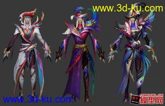 3D打印模型神魔大陆 角色大合集 超漂亮贴图的图片